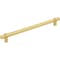 Jeffrey Alexander 224 mm Center-to-Center Brushed Gold Key Grande Cabinet Bar Pull 5224BG - alternate 1